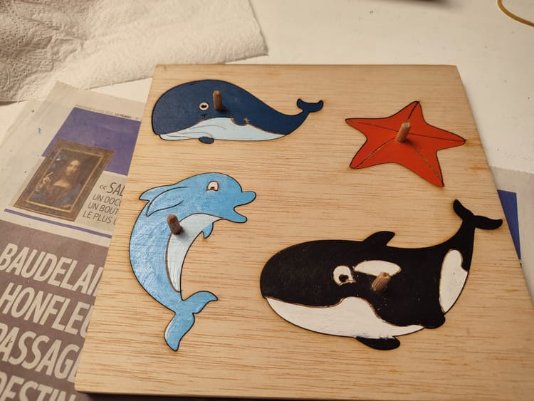 Jeu pour enfants Océan