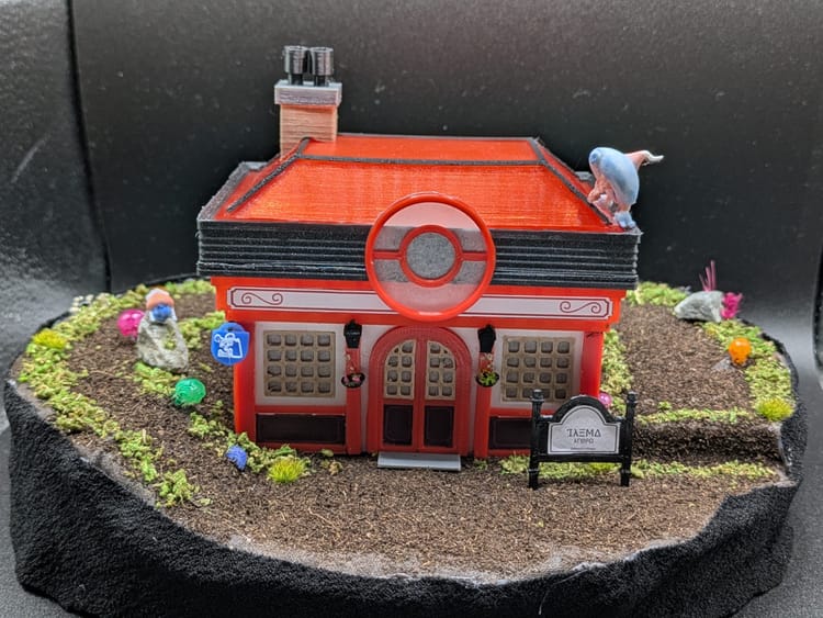 Diorama Pokémon Center de Corrifey