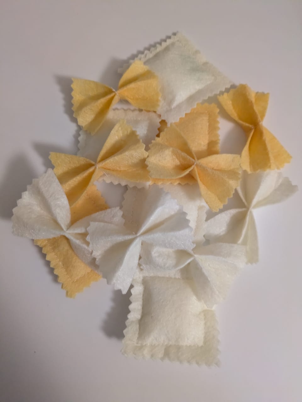 Pâtes en feutrine